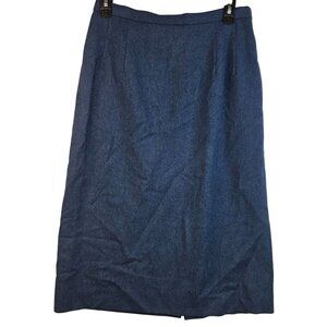 Pendleton Wool Midi Skirt Size 8 Pockets USA Minimalist Careerchic Deadstock New